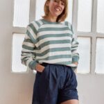 Women's Short-Sleeve Scoop Neck Swing Dress