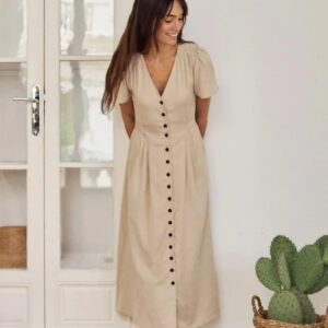 Long Sleeve Waist Tie Ruffle Mini Swing Dresses